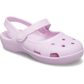 Crocs Classic Mary Jane Clog Ruzove - Detske Dreváky